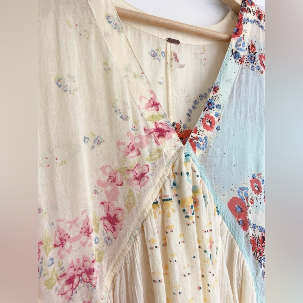 Free People Mended with Scarves Mini Dress - Picture 2 of 10